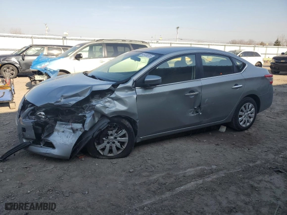 2014 Nissan Sentra S with VIN 3N1AB7AP6EY336531, listed as a Copart auction lot 49120015 with 74,523 mi miles and Salvage Title. Bid and sale history available at carsss.com. Image 1.
