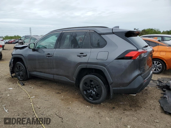 2021 Toyota RAV4 LE with VIN 2T3F1RFV6MC164399, listed as a Copart auction lot 56422785 with 72,027 mi miles and Salvage title. Bid and sale history available at DreamBid. Image 2.