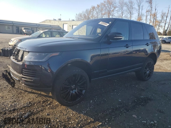 2022 Land Rover Range Rover Westminster with VIN SALGS2RU8NA463525, listed as a Copart auction lot 76359954 with 26,490 mi miles and Salvage title. Bid and sale history available at DreamBid. Image 1.