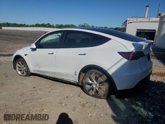 2023 Tesla Model Y Long Range with VIN 7SAYGDEE3PF614078, listed as a Copart auction lot 54539645 with 39,194 mi miles and Salvage Title. Bid and sale history available at DreamBid. Image 2.