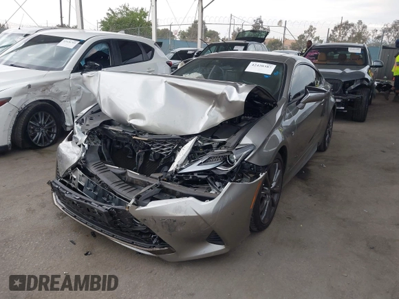 2022 Lexus RC 300 F Sport with VIN JTHGA5BC0N5012254, listed as a IAAI auction lot 42420387 with 11,139 mi miles and . Bid and sale history available at DreamBid. Image 2.