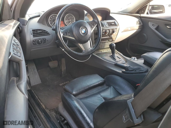 2005 BMW 6 Series 645Ci with VIN WBAEK73445B327467, listed as a Copart auction lot 82339674 with 135,052 mi miles and Salvage Title. Bid and sale history available at carsss.com. Image 8.