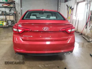 2017 Hyundai Sonata 2.4L with VIN 5NPE24AF9HH530282, listed as a Copart auction lot 51539005 with 109,626 mi miles and Salvage Title. Bid and sale history available at DreamBid. Image 6.