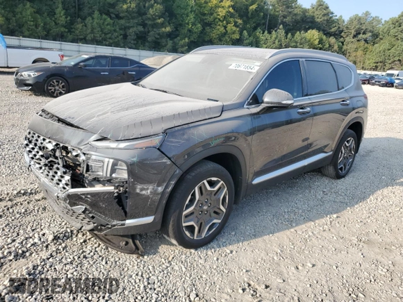 2023 Hyundai Santa Fe Hybrid SEL Premium with VIN 5NMS3DA16PH000092, listed as a Copart auction lot 70671854 with 36,603 mi miles and Salvage Title. Bid and sale history available at carsss.com. Image 1.