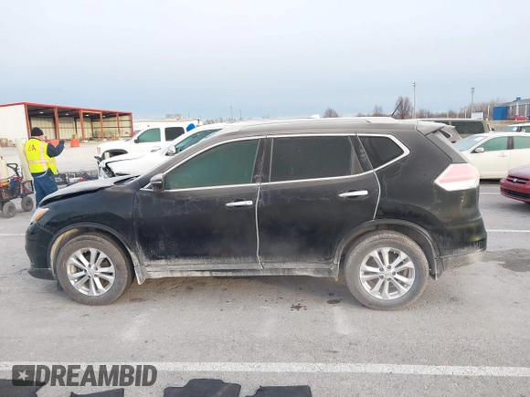 2015 Nissan Rogue SL with VIN 5N1AT2MT3FC808454, listed as a IAAI auction lot 41212587 with 102,563 mi miles. Bid and sale history available at carsss.com. Image 14.