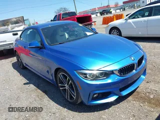 2018 BMW 4 Series 440i z VIN WBA4Z5C56JEE16537, wystawiony jako IAAI lot #41979175 z przebiegiem 55 988 mil mil oraz . Historia ofert i sprzedaży dostępna na DreamBid. Obrazek 1.