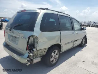 2003 Mazda MPV LX with VIN JM3LW28AX30369643, listed as a Copart auction lot 65802104 with 146,052 mi miles and Salvage Title. Bid and sale history available at carsss.com. Image 3.