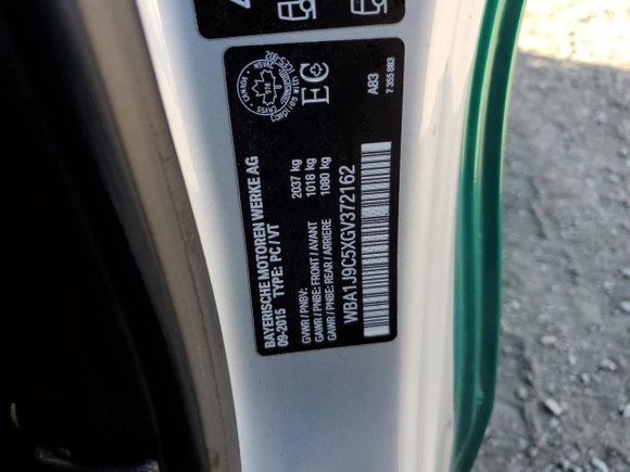 2016 BMW 2 Series M235i xDrive with VIN WBA1J9C5XGV372162, listed as a Copart auction lot 73298184 with 109,005 mi miles and Clean Title. Bid and sale history available at carsss.com. Image 13.