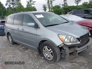 2006 Honda Odyssey EX-L with VIN 5FNRL387X6B092116, listed as a IAAI auction lot 42295667 with 195,463 mi miles and . Bid and sale history available at DreamBid. Image 1.