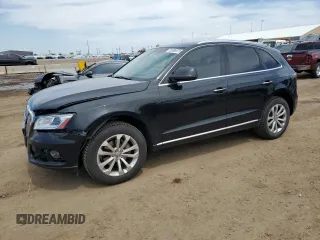 2015 Audi Q5 Premium Plus with VIN WA1LFAFP6FA067124, listed as a Copart auction lot 55306975 with 115,549 mi miles and Salvage title. Bid and sale history available at DreamBid. Image 1.