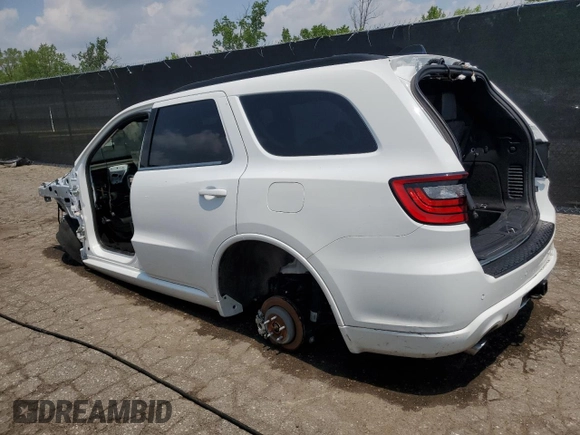 2023 Dodge Durango GT Plus с VIN 1C4RDJDG1PC602858, выставлен на аукционе Copart как лот 59918205 с пробегом Не указан миль и На запчасти • Non repairable. История ставок и продаж доступна на DreamBid. Изображение 2.