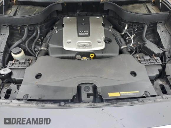 2015 Infiniti QX70 with VIN JN8CS1MW0FM482227, listed as a Copart auction lot 56796535 with 139,531 mi miles and Salvage title. Bid and sale history available at DreamBid. Image 12.