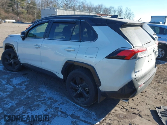 2021 Toyota RAV4 Hybrid XSE with VIN JTME6RFV6MJ005442, listed as a IAAI auction lot 41306055 with 24,187 mi miles. Bid and sale history available at carsss.com. Image 3.