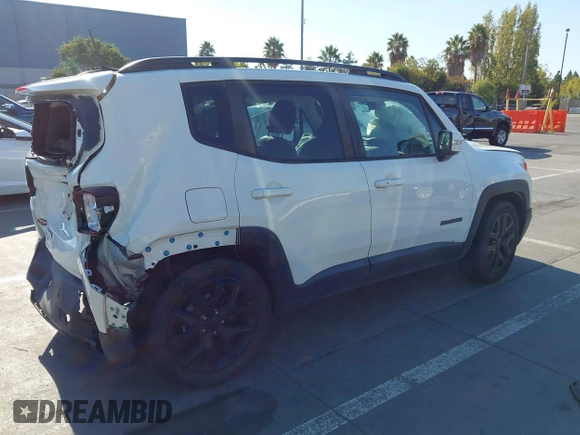 2018 Jeep Renegade Altitude with VIN ZACCJABB7JPG66606, listed as a IAAI auction lot 40484326 with 32,009 mi miles and . Bid and sale history available at DreamBid. Image 4.