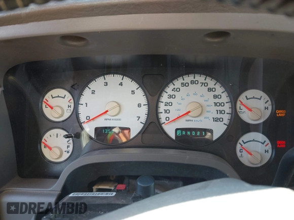 2004 Dodge 1500 SLT with VIN 1D7HA18D64S753335, listed as a IAAI auction lot 41572106 with 135,891 mi miles. Bid and sale history available at carsss.com. Image 7.