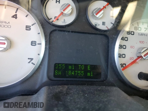 2006 Ford Five Hundred Limited with VIN 1FAHP251X6G187913, listed as a Copart auction lot 46833085 with 184,755 mi miles and Salvage title. Bid and sale history available at DreamBid. Image 9.