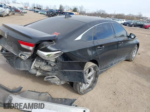 2020 Honda Accord EX-L with VIN 1HGCV2F57LA004141, listed as a IAAI auction lot 41378271 with 105,351 mi miles and . Bid and sale history available at DreamBid. Image 4.