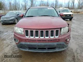 2017 Jeep Compass High Altitude with VIN 1C4NJDEB9HD170222, listed as a Copart auction lot 46643865 with 121,338 mi miles and Clean Title. Bid and sale history available at DreamBid. Image 5.
