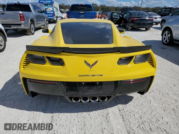 2016 Chevrolet Corvette Z06 3LZ with VIN 1G1YT2D61G5606286, listed as a Copart auction lot 77848104 with 0 mi miles and Non Repairable. Bid and sale history available at carsss.com. Image 6.