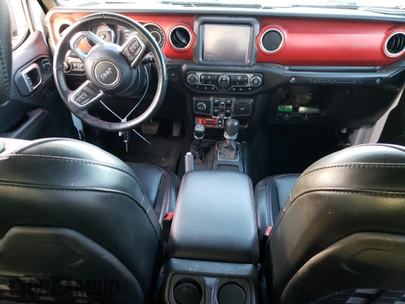 2022 Jeep Wrangler Unlimited Rubicon with VIN 1C4HJXFG5NW116733, listed as a Copart auction lot 79630704 with 50,949 mi miles and Non repairable. Bid and sale history available at DreamBid. Image 8.