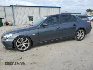 2010 BMW 5 Series 535i with VIN WBANW1C55AC165749, listed as a Copart auction lot 46992135 with 90,892 mi miles and Salvage Title. Bid and sale history available at carsss.com. Image 1.