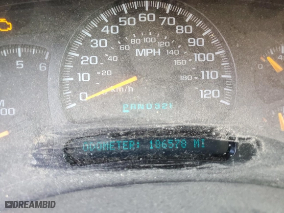 2005 Chevrolet Tahoe LT with VIN 1GNEC13T05J114811, listed as a Copart auction lot 49456635 with 186,578 mi miles and Salvage Title. Bid and sale history available at carsss.com. Image 9.