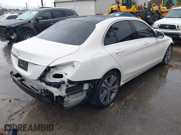 2016 Mercedes-Benz C 300 with VIN 55SWF4JBXGU148330, listed as a IAAI auction lot 41782215 with 87,126 mi miles and . Bid and sale history available at carsss.com. Image 4.