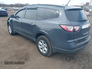 2014 Chevrolet Traverse LS z VIN 1GNKVFKD3EJ187997, wystawiony jako IAAI lot #41834781 z przebiegiem 150 994 mil mil oraz . Historia ofert i sprzedaży dostępna na DreamBid. Obrazek 3.