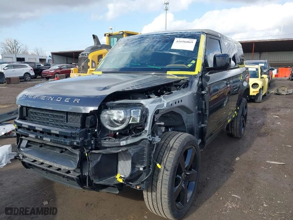 2024 Land Rover Defender X-Dynamic SE with VIN SALE2FEU2R2354935, listed as a IAAI auction lot 41696069 with 8,611 mi miles. Bid and sale history available at carsss.com. Image 6.