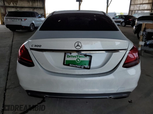2019 Mercedes-Benz C 300 with VIN WDDWF8DB4KR462407, listed as a Copart auction lot 52336005 with 75,466 mi miles and Salvage Title. Bid and sale history available at DreamBid. Image 6.