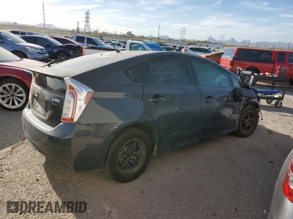 2015 Toyota Prius Four with VIN JTDKN3DU0F1926622, listed as a Copart auction lot 75161244 with Not Provided miles and Salvage Title. Bid and sale history available at carsss.com. Image 3.