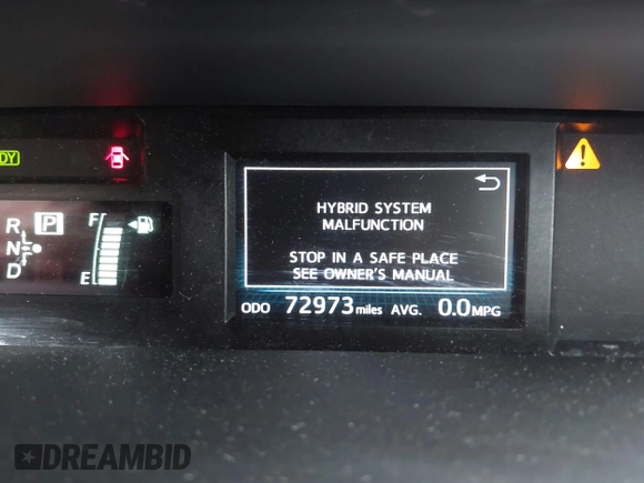 2015 Toyota Prius Two with VIN JTDZN3EU0FJ031208, listed as a IAAI auction lot 41910346 with 72,973 mi miles and . Bid and sale history available at DreamBid. Image 15.