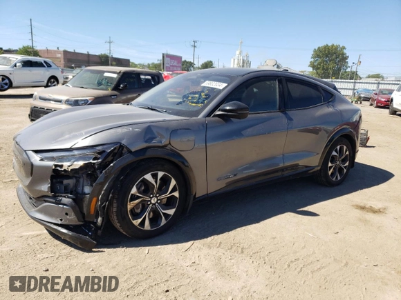 2021 Ford Mustang Mach-E Premium with VIN 3FMTK3SUXMMA27715, listed as a Copart auction lot 69832034 with 69,250 mi miles and Salvage Title. Bid and sale history available at DreamBid. Image 1.