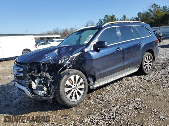 2019 Mercedes-Benz GLS 450 with VIN 4JGDF6EE4KB195644, listed as a Copart auction lot 42386804 with 63,131 mi miles and . Bid and sale history available at DreamBid. Image 1.