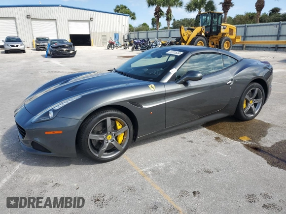 2015 Ferrari California T с VIN ZFF77XJA3F0206563, выставлен на аукционе Copart как лот 73751534 с пробегом Не указан миль и Списание • Salvage title. История ставок и продаж доступна на DreamBid. Изображение 1.