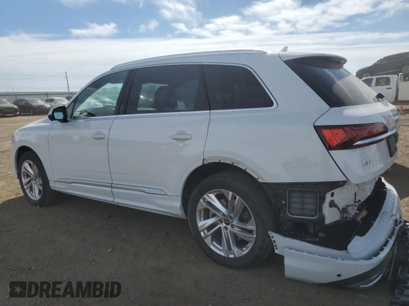 2023 Audi Q7 Premium Plus with VIN WA1LXBF74PD007183, listed as a Copart auction lot 47581045 with 10,786 mi miles and Salvage Title. Bid and sale history available at carsss.com. Image 2.