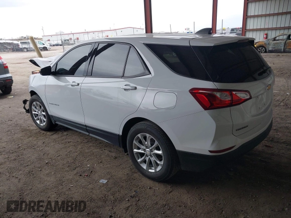 2019 Chevrolet Equinox LS with VIN 2GNAXHEV2K6160675, listed as a IAAI auction lot 41937093 with 62,966 mi miles and . Bid and sale history available at carsss.com. Image 3.