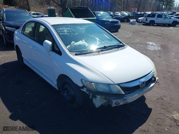 2010 Honda Civic Sdn LX with VIN 2HGFA1F53AH501544, listed as a IAAI auction lot 41888681 with 156,588 mi miles. Bid and sale history available at carsss.com. Image 6.