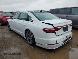 2024 Audi A8 with VIN WAULDAF85RN011982, listed as a Copart auction lot 86863894 with 1,138 mi miles and Salvage Title. Bid and sale history available at carsss.com. Image 2.