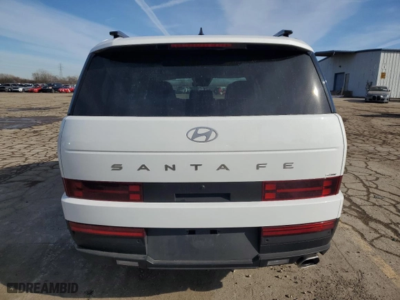 2024 Hyundai Santa Fe SEL with VIN 5NMP2DGL0RH030192, listed as a Copart auction lot 44753415 with 18,861 mi miles and Salvage Title. Bid and sale history available at carsss.com. Image 6.