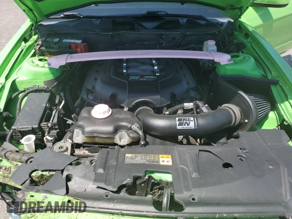 2013 Ford Mustang GT with VIN 1ZVBP8CF2D5210785, listed as a Copart auction lot 61010675 with 158,341 mi miles and Salvage title. Bid and sale history available at DreamBid. Image 11.
