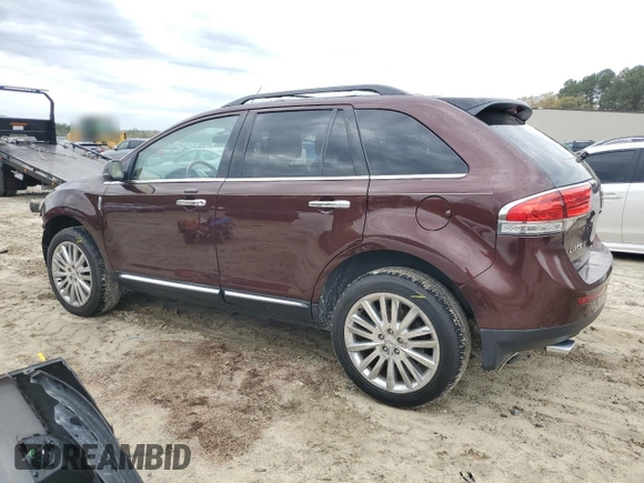 2012 Lincoln MKX with VIN 2LMDJ6JK1CBL14339, listed as a Copart auction lot 52938645 with 135,290 mi miles and Salvage Title. Bid and sale history available at carsss.com. Image 2.