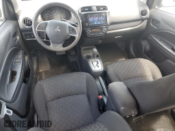 2022 Mitsubishi Mirage ES with VIN ML32AUHJ6NH001093, listed as a Copart auction lot 60275145 with 51,061 mi miles and Salvage title. Bid and sale history available at DreamBid. Image 8.