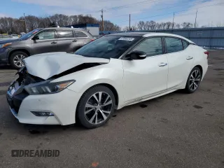 2018 Nissan Maxima S with VIN 1N4AA6AP8JC386656, listed as a Copart auction lot 47890245 with 87,075 mi miles and Non Repairable. Bid and sale history available at DreamBid. Image 1.