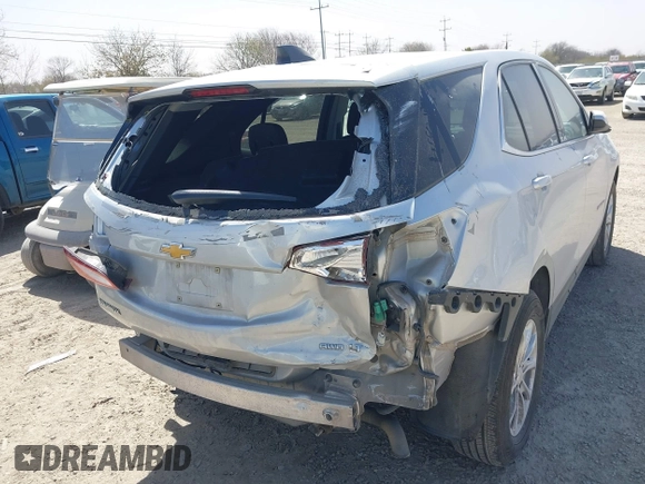 2020 Chevrolet Equinox LT with VIN 2GNAXUEV8L6165776, listed as a IAAI auction lot 41712136 with 132,479 mi miles. Bid and sale history available at carsss.com. Image 6.