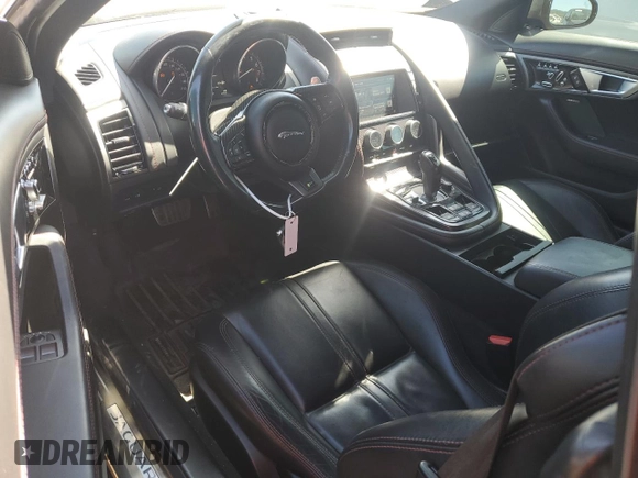 2016 Jaguar F-Type R with VIN SAJWJ6HL2GMK33911, listed as a Copart auction lot 51958905 with 40,520 mi miles and Salvage Title. Bid and sale history available at DreamBid. Image 8.