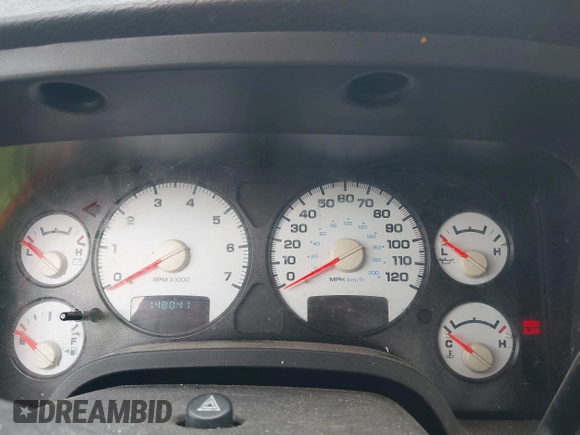 2005 Dodge 1500 SLT with VIN 1D7HA18D35J507012, listed as a IAAI auction lot 41807084 with 148,041 mi miles and . Bid and sale history available at DreamBid. Image 7.