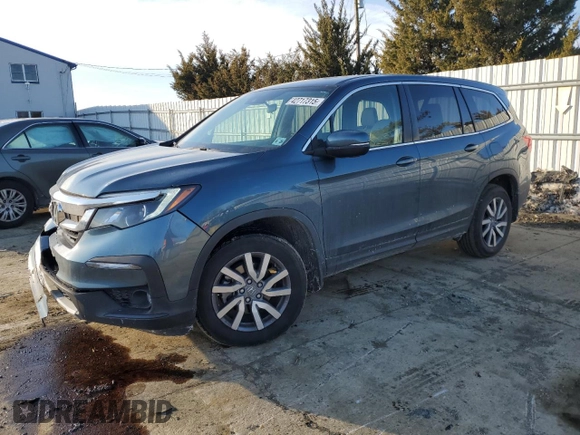2020 Honda Pilot EX z VIN 5FNYF6H38LB069124, wystawiony jako Copart lot #42717315 z przebiegiem 65 723 mil mil oraz Szkoda całkowita • Salvage title. Historia ofert i sprzedaży dostępna na DreamBid. Obrazek 1.