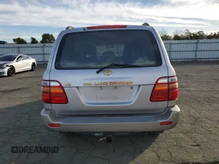 2000 Toyota Land Cruiser with VIN JT3HT05J3Y0091924, listed as a Copart auction lot 81252054 with 201,082 mi miles and Salvage Title. Bid and sale history available at carsss.com. Image 6.