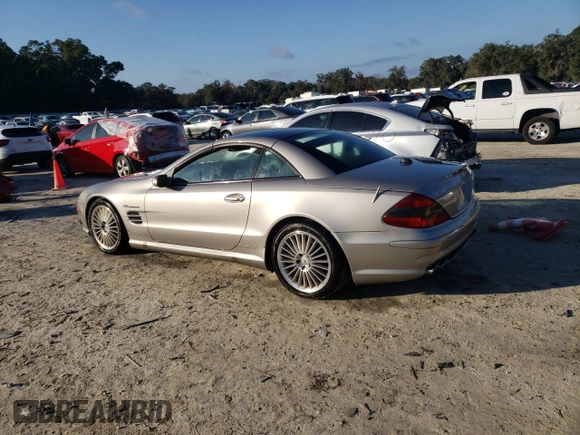 2005 Mercedes-Benz SL 55 AMG z VIN WDBSK74F45F089293, wystawiony jako Copart lot #85487394 z przebiegiem 34 153 mil mil oraz Szkoda całkowita • Salvage title. Historia ofert i sprzedaży dostępna na DreamBid. Obrazek 2.